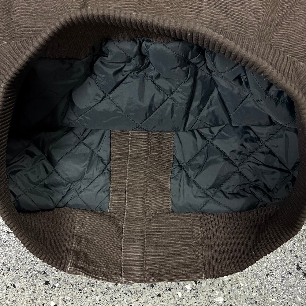 Vintage Carhartt Brown Heavy Denim Work Coat - Picture 6 of 6